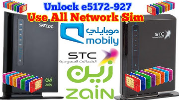 how to Unlock Huawei router E5172s-927 step by step | How to unlock Zain | Stc router 2022