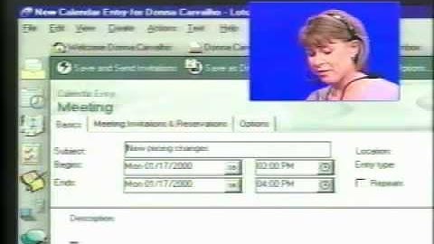 Lotus Notes R5 & IBM ViaVoice Demo at Lotusphere 2000