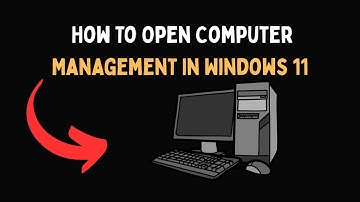 How To Open Computer Management In Windows 11