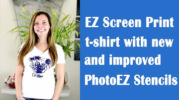 EZ Screen Print T-Shirt with New and Improved PhotoEZ
