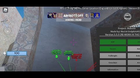 "OP" Arsenal GUI for Arceus X/Mobile/S.P.D.M  (Esp,Aimbot and more)