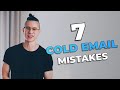 7 Cold Email Mistakes Killing Your Response Rate for Sales Prospecting