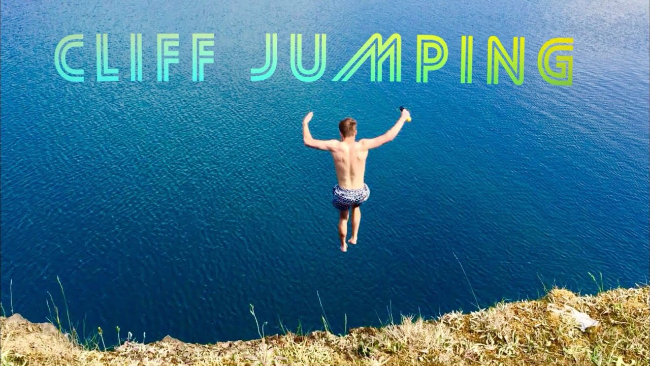 CLIFF JUMP! Waterswallows Quarry 2018 jonoonthego YouTube