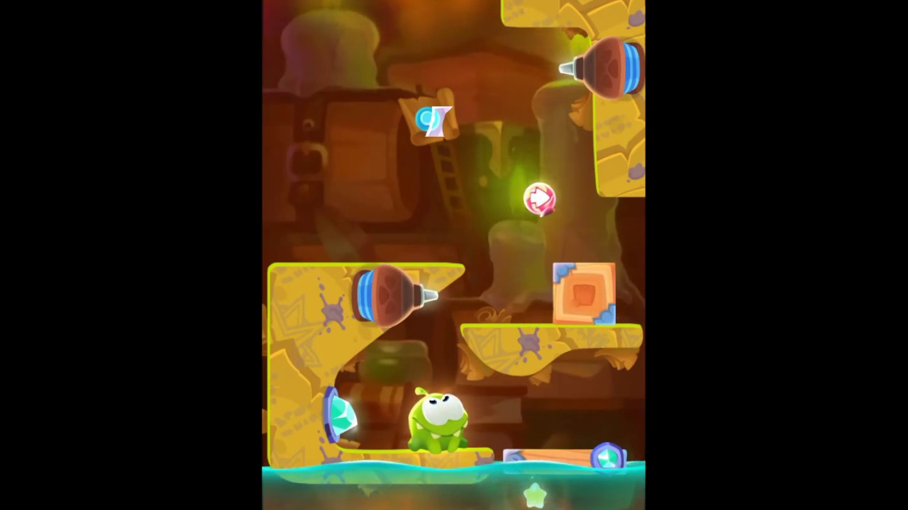 Cut the Rope Magic GOLD - Ancient Library Ghost Om Nom 