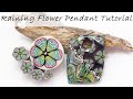 Polymer Clay Project: Raining Flower Pendant Tutorial