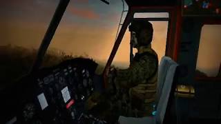 Project Reality Huey Pilot close call followed by fail