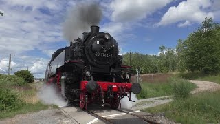 Plandampf auf Rügen mit 86 1333 und 86 1744 am 11.07.2020