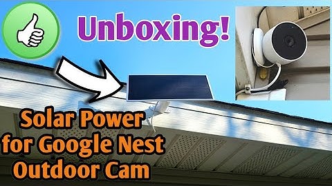 Wasserstein Premium zonnepaneel voor Google Nest Outdoor Cam!