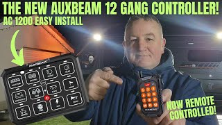 How to install Auxbeam 12 gang switch panel with remote control AC1200 RGB
