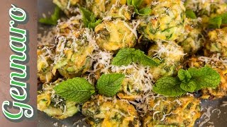 Courgette and Mint Fritters Recipe
