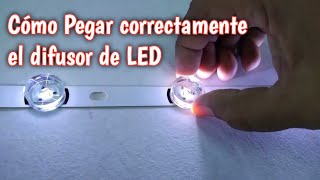 Como instalar difusor LED TV