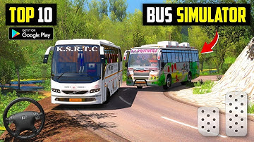 Top 10 Bus driving games for android l Best bus simulator games for android l bus game
