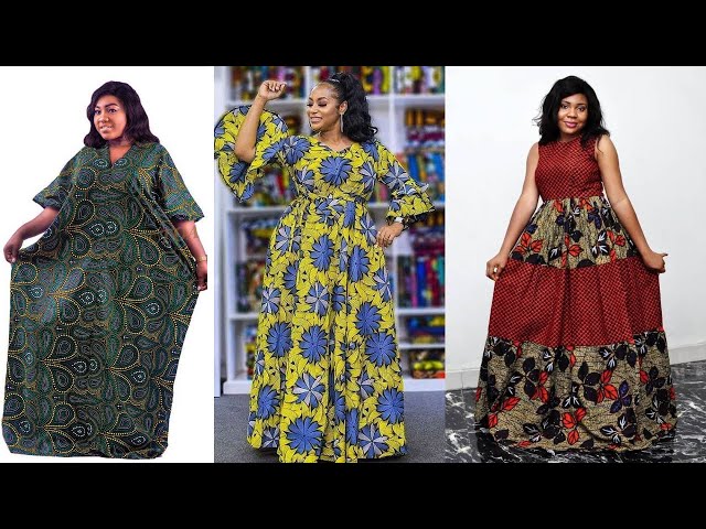 71 Beautiful Simple Ankara Gown Styles For 2024 | ThriveNaija | Ankara gown  styles, Simple ankara gowns, Simple ankara gown styles