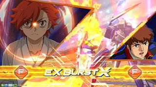 Sekai Kamiki Try Burning Gundam Arcade mode: Mobile Suit Gundam Extreme Vs. 2 Overboost