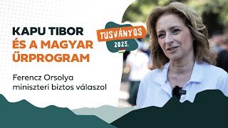 Tusványosi interjúk: Ferencz Orsolya a magyar űrmisszióról, Kapu ...