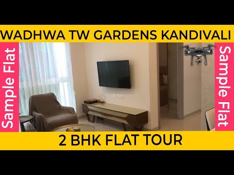 Wadhwa TW Gardens Kandivali Sample Flat Tour | 2BHK Actual Tour | Wadhwa Kandivali East