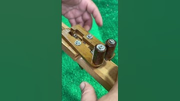 Handmade a Simple trigger mechanism # Craft idea # DIY # Slingshot trigger