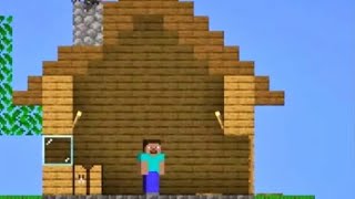 I play Minecraft in 2d | Lost Miner. #Mcpe #2d