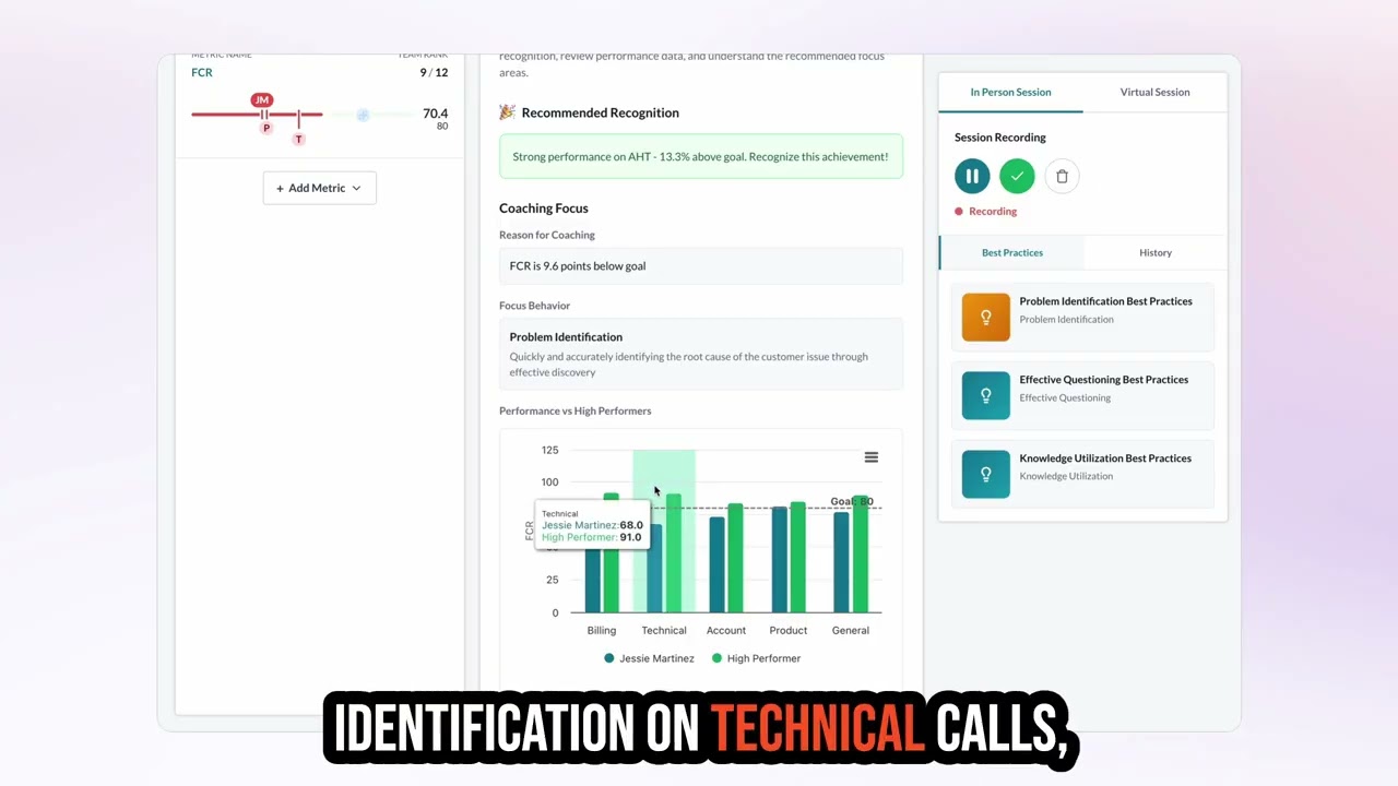 AmplifAI AI-Enabled Coaching Demo | Call Center Coaching Software