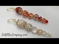 Holiday Crafts and Ornaments - How to Make a DIY Beaded Icicle with Craft Wire for a Christmas Tree