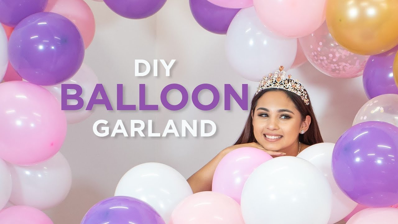 Make it Monday ✨ How to make a champagne and bubbles garland 🍾 #diypa, Garland Balloon Tutorial