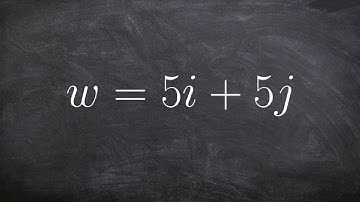 Learn How to Find the Unit Vector Given a Vector as a Linear Combination