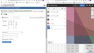 Maximizing an Objective Function using Desmos