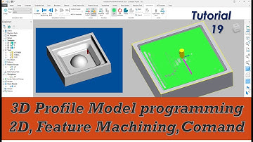 Power mill 2D Feature  Area Clearance 3D Profile programming | Feature group एडिट कर  के  कैसे करें