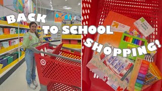 BACK TO SCHOOL supplies shopping 2022 | senior year!