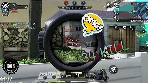 Domination Match Kill 34 Multiplayer Gameplay CODMobile INFINITYGAMER