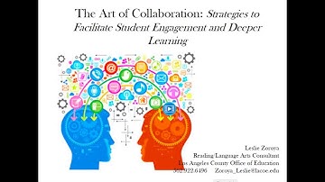 The Art of Collaboration  Strategies to Facilitate Student Engagement and Deeper Learning