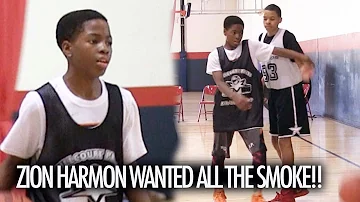 Zion Harmon WANTED ALL THE SMOKE Even Back In Elementary School!