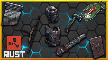 Rust Skins | Tactical HQ Set, Gothic Reception, Wild Owl Door, Gold Leaf Bow #133(Rust Skin Preview)