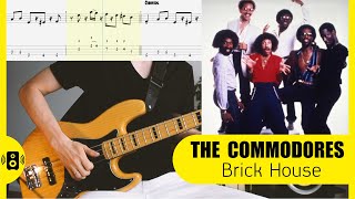 Bass Tabs funk soul Commodores Brick House фанк соул Бас Табы