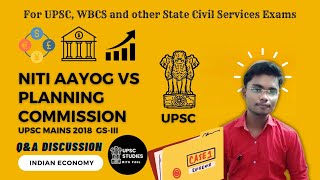 Q&A SESSION: 02 | UPSC MAINS 2018 | NITI AAYOG VS PLANNING COMMISSION | GS-III