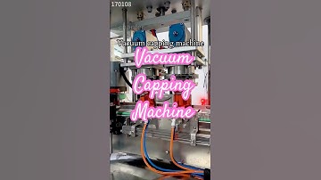 Vacuum capping machine #vacuumcappingmachine #packagingmachine #cappingmachine #packingmachine