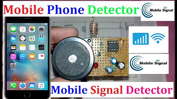 Mobile Phone Detector | DIY Mobile Phone Signal | Internet Activity Detector | DIY Signal Detector