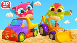 Download Lagu How to build a toy excavator? Hop Hop the owl plays with a toy dump truck and builds a new car. MP3 Download Lagu How to build a toy excavator? Hop Hop the owl plays with a toy dump truck and builds a new car. MP3