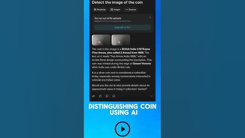 Distinguishing Coin using AI