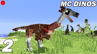 Mon premier enclos pour Dinosaures Herbivores ! Minecraft Dinos Zoo 2
