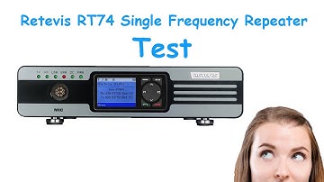 Retevis RT74 single frequency repeater test