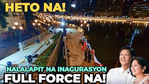 PHASE 4 INAUGURATION PASPASAN NA ANG GAWA PASIG RIVER ESPLANADE