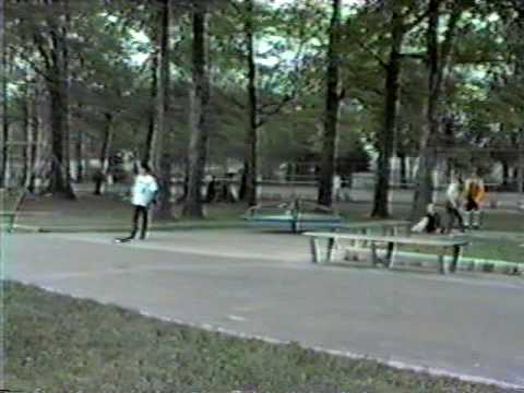 Vintage Skateboarding Clip: Impett Park Shredding