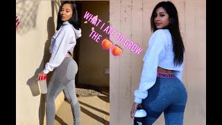 I ATE LIKE @Jazminsus FOR A DAY | HOW TO GET THICK (EATING)