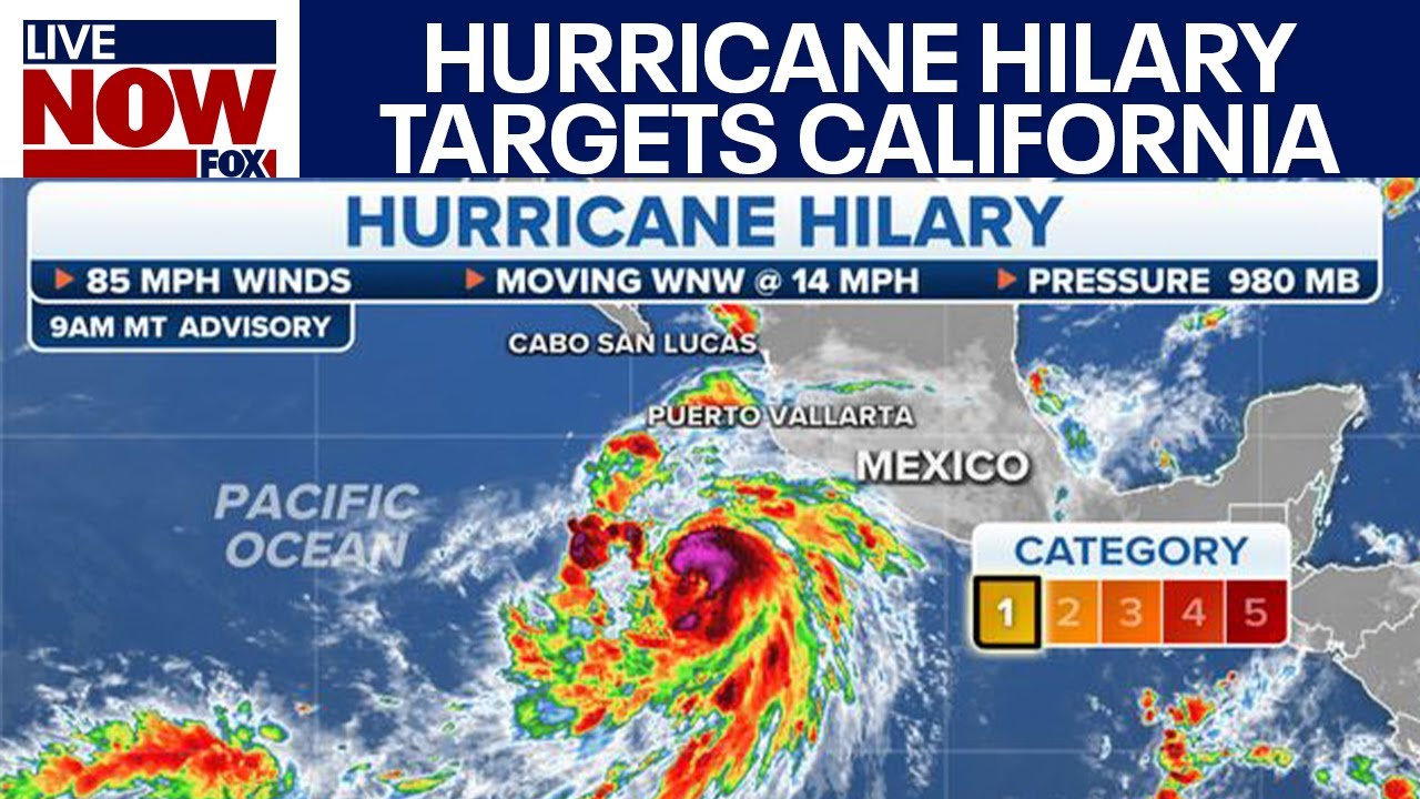 Hurricane Hilary on path toward Southern California