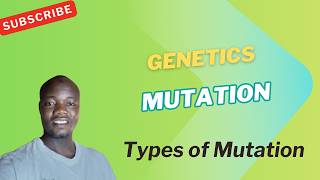 Mutation and types of mutation #mutation