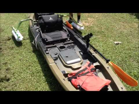 diy kayak outriggers no drilling into kayak!! - youtube