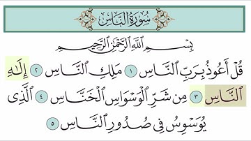 سورة الناس آية (2-3)