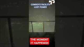 #COWBOYS PRACTICE FACILITY LOSES POWER ✭ BAD WEATHER SHUTS DOWN “THE STAR” ⛈️ As It Happened 👀 #NFL