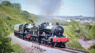 Double Headed Manors  7827 & 7820 Surge Up Goodrington Bank  2015